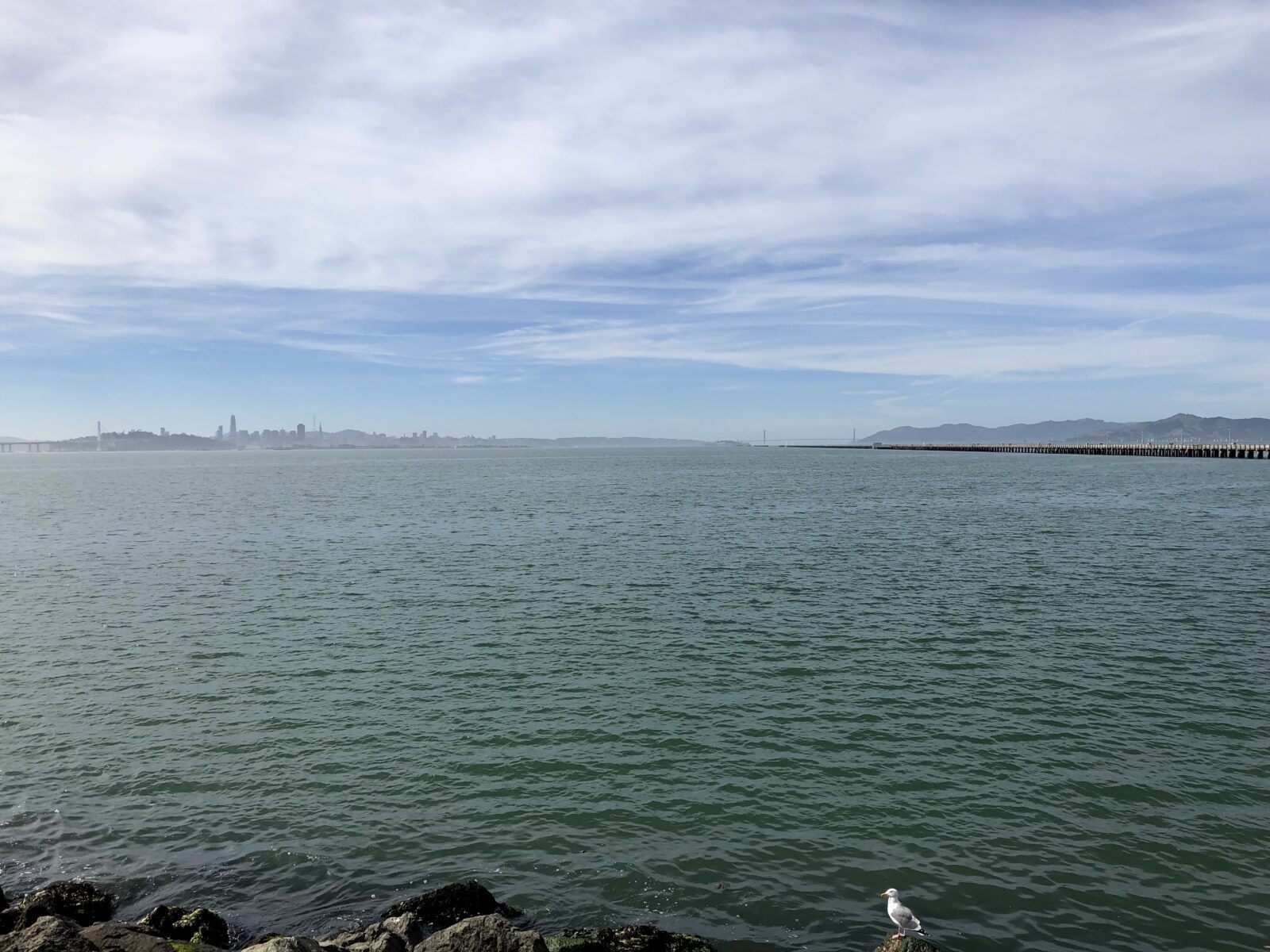 Blick auf San Francisco Bay Area