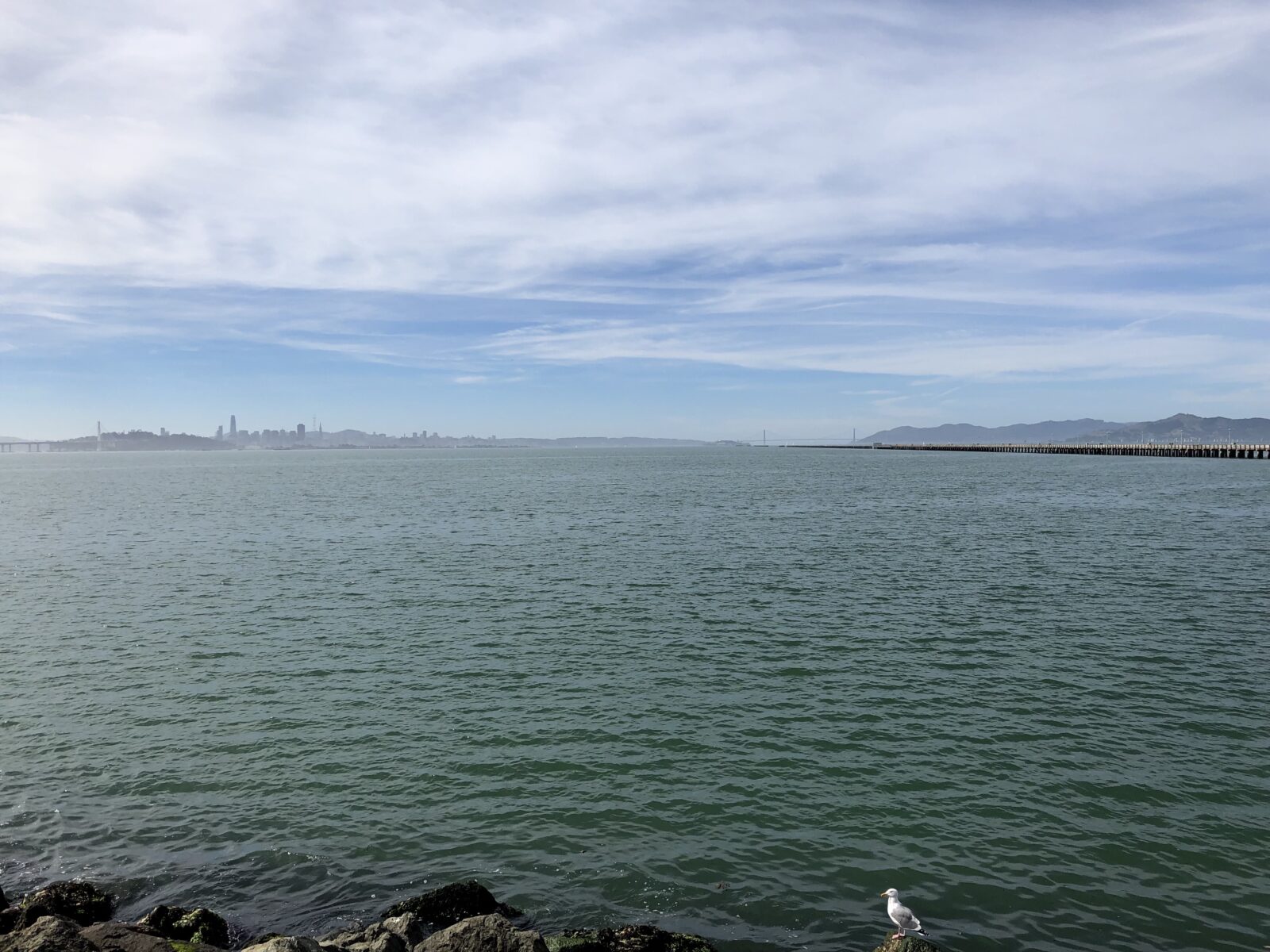 San Francisco Bay Area von Berkeley aus Blick auf San Francisco Bay Area