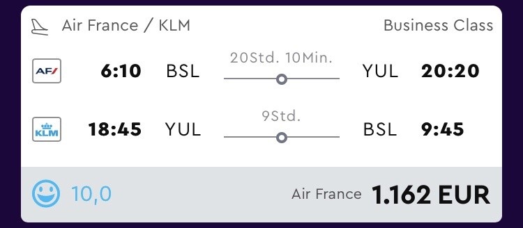 Für günstige 1.162 Euro im Sommer nach Montreal