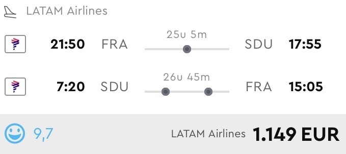 Business Class Rio de Janeiro nur 1.149 Euro