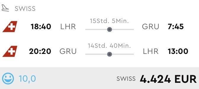 Swiss First Class Partner-Sale ab 1.700 Euro