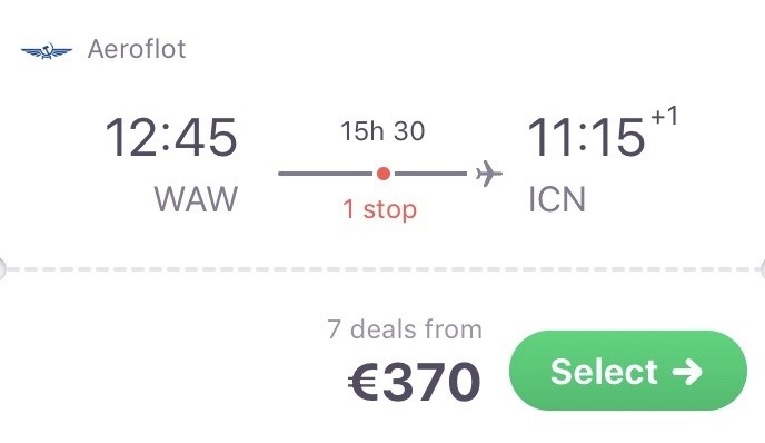 One-Way in der Business Class für unter 400 Euro nach Seoul [Error Fare]
