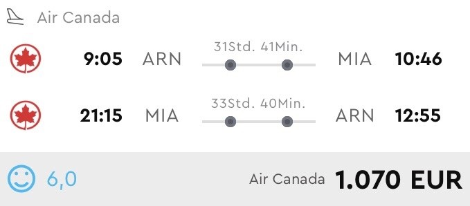 Business Class nach Florida nur 1.100 Euro