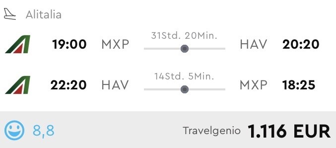 Havanna in der Business Class für nur 1.116 Euro erleben