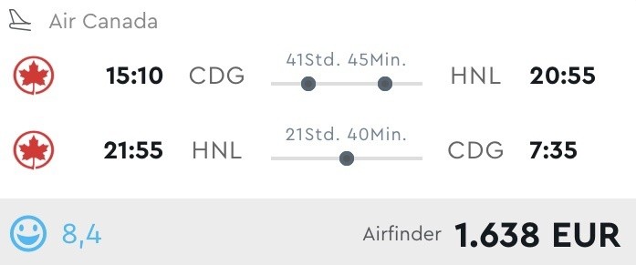 Hawaii-Schnäppchen in der Business Class