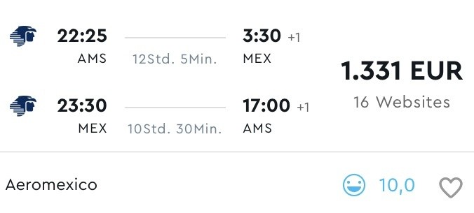 Mexiko in der Business Class nur 1.331 Euro