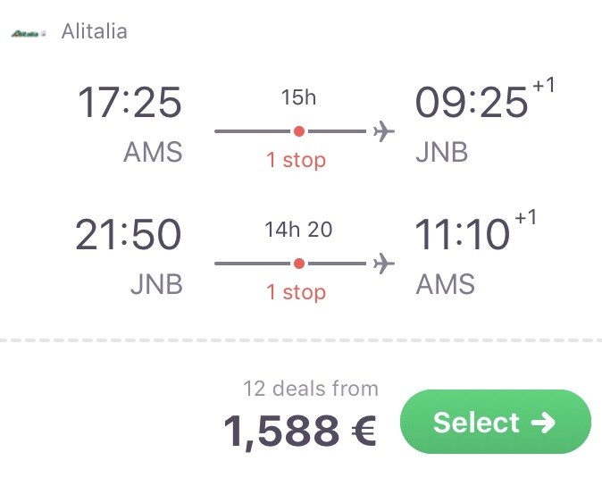 Südafrika in der Business Class für 1.588 Euro