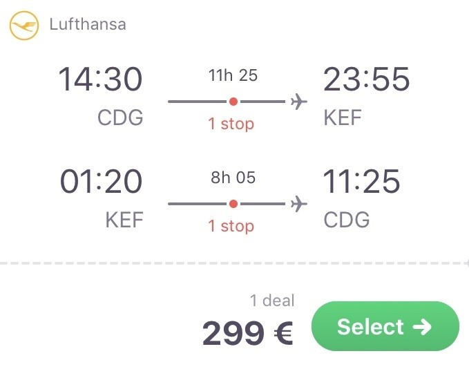 In der Business Class nach Island für 299 Euro