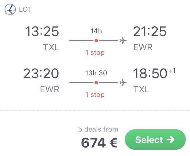 In der Premium Economy nach New York für 674 Euro