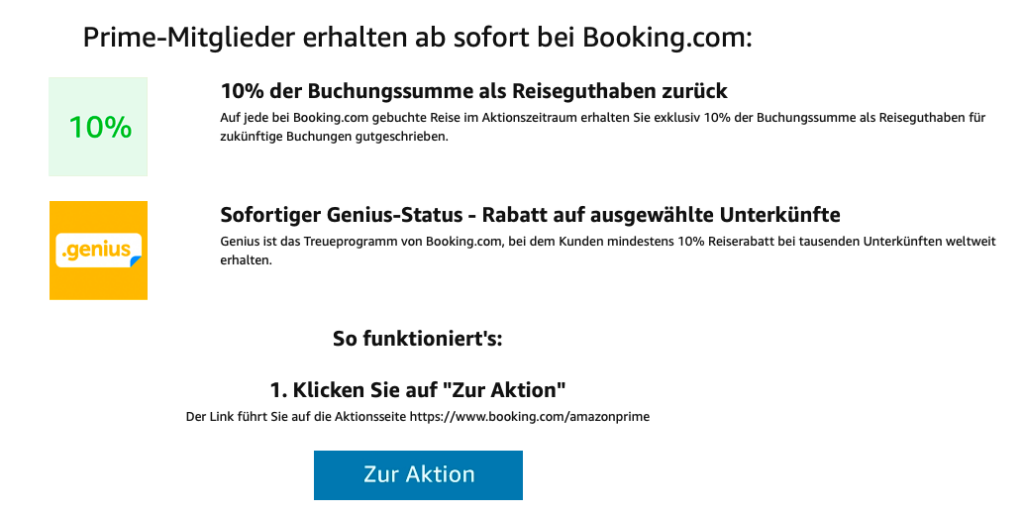 Booking.com Genius Status gratis erhalten