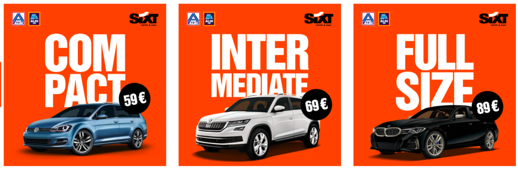 Sixt Mietwagen für nur 20 Euro pro Tag