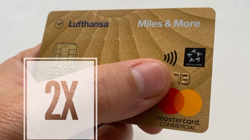 Aktion: Doppelte Prämienmeilen mit der Miles & More Kreditkarte im Oktober 2020