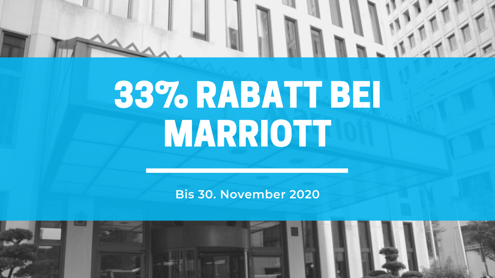 33% Ersparnis bei Marriott