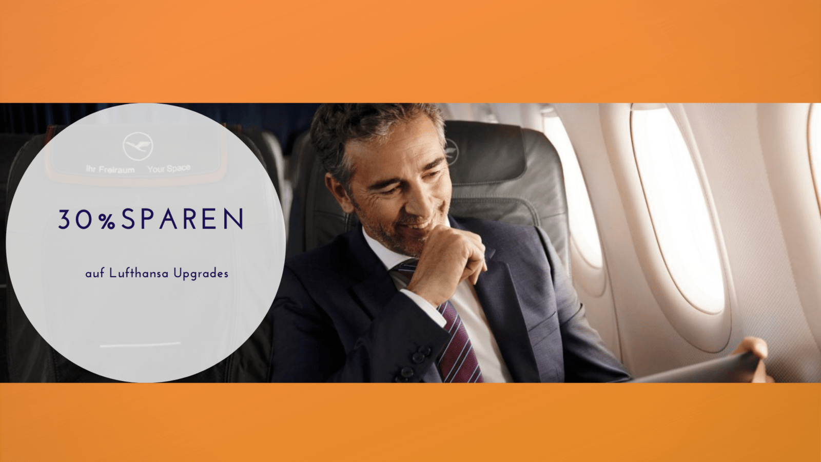 30% beim Upgrade in die Lufthansa Business Class sparen