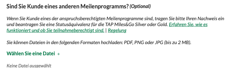 Star Alliance Gold Status für nur 114 Euro