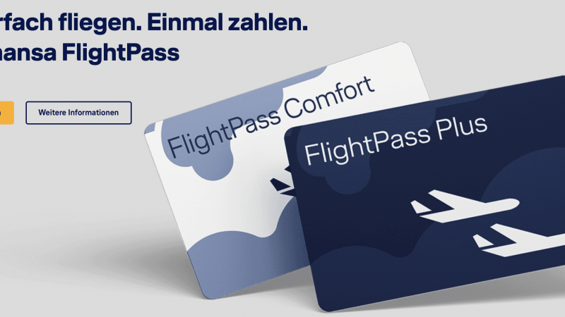 Mit dem Lufthansa Flight Pass zum Festpreis fliegen