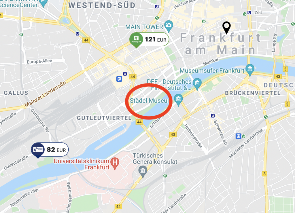 Intercontinental Frankfurt nicht mehr buchbar