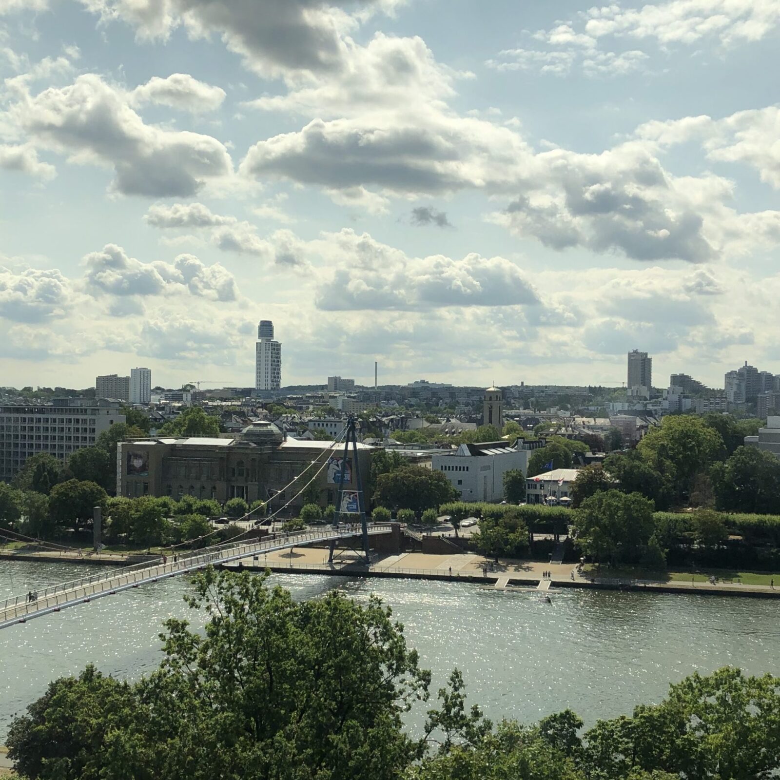 Ausblick vom Intercontinental Frankfurt