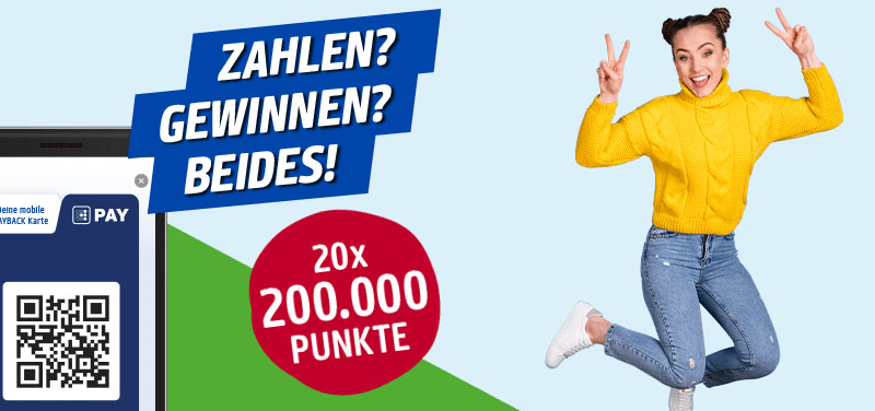 Gewinnspiel: 20 x 200.000 Payback-Punkte