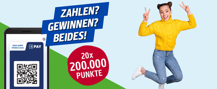 Gewinnspiel: 20 x 200.000 Payback-Punkte