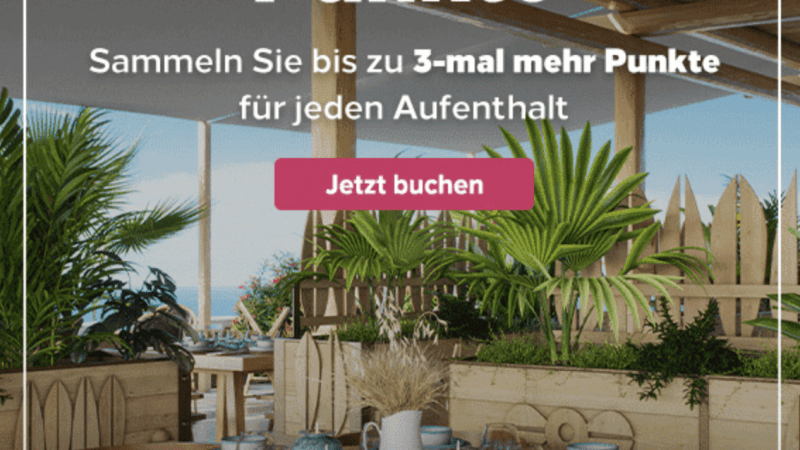 Mehr Punkte bei Hilton Honors im Sommer 2022