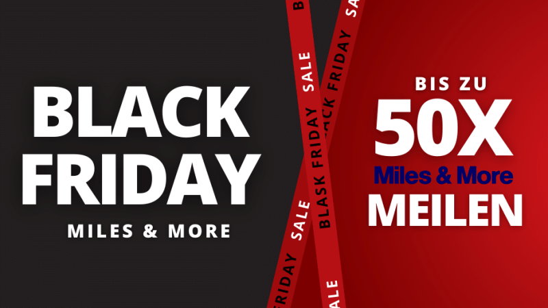 Black Friday Deals: Miles & More Online Shopping
