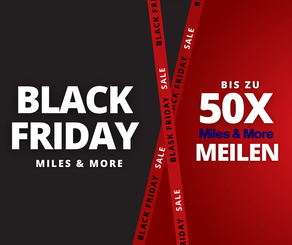 Black Friday Deals: Miles & More Online Shopping