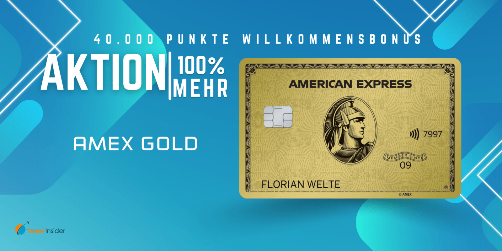 Aktion: Amex Gold Kreditkarte mit 40.000 Punkten Willkommensbonus