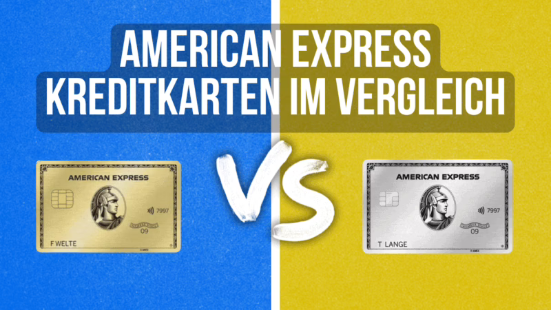 Im Vergleich: American Express Gold Card und Platinum Card