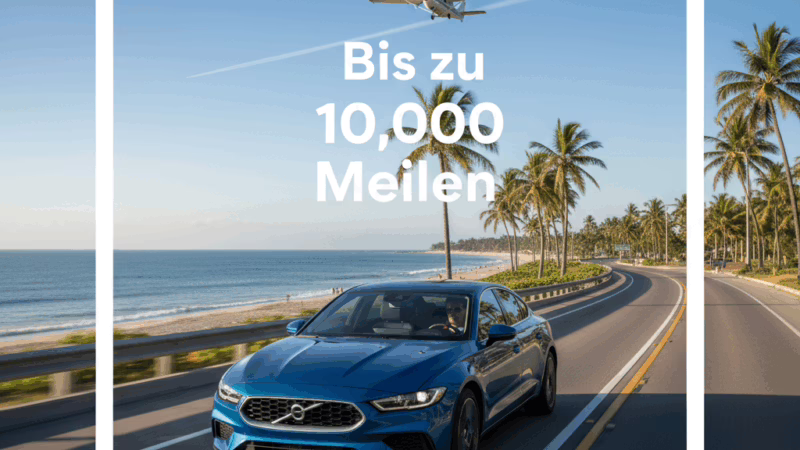 Avis-Aktion: Bis zu 10.000 Miles & More Meilen pro Anmietung