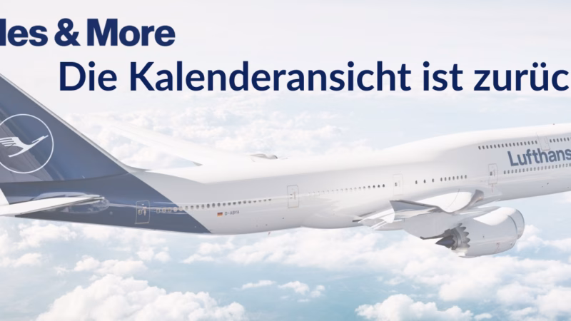 Miles & More Kalendersuche: Prämienflüge 2026 schneller finden