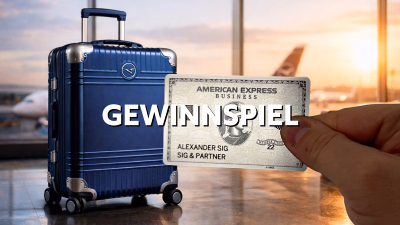 Gewinne im März 2026 einen Lufthansa Koffer im Wert von 619 €